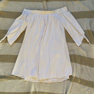 🤍Off-The-Shoulder Tie-Sleeve Dress🤍